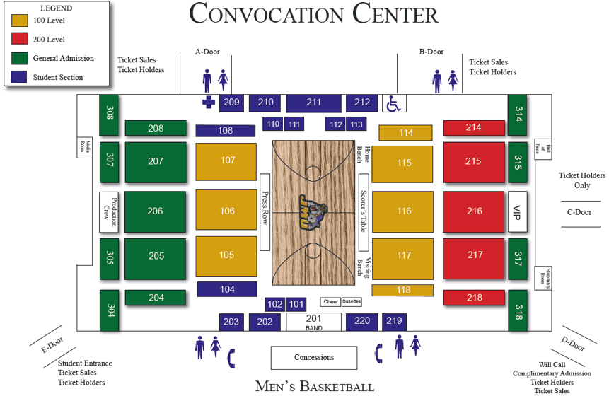 Online Ticket Office Seating Charts